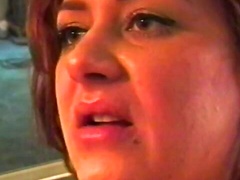 Horny lesbians with tattoo eat each other',s pussies then dildo for squirt splash