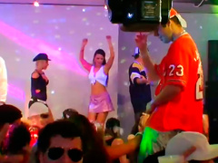 Dick hungry chicks have a desire to be pleased tonight right in the club