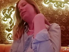 Slutty Beauty Public Masturbates Pussy In Restaurant Toilet