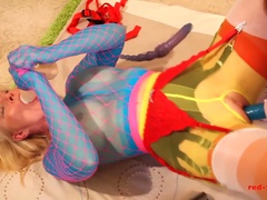 And Her Girlfriend Fuck While Wearing Nylons With Red Xxx