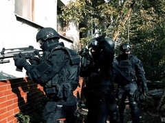 Stunning Jasmine Jae with big tits gets fucked by a special force agent