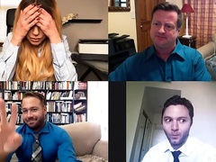 Soloing big-boobed goddess Brooklyn Chase fucks her wet pussy