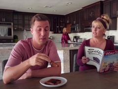 Milf with an insanely sexy body fucks a young dick