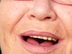 Deep masturbation with nasty mature