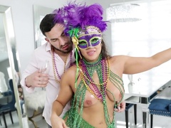 Hot ass dancer Carmela Clutch drops her panties for hardcore sex