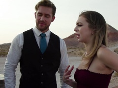 Lad fucks elegant MILF until she swallows his load