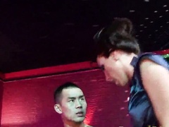 Group sex with sexy blondes fucked in the pussy at the pool