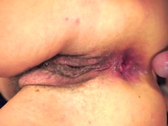 Older gentleman is going to destroy her tight piece of butt