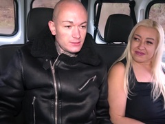 Hardcore fucking in the van with horny blonde mature Valentina Gi