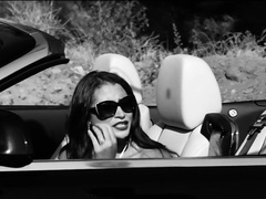 Outdoor threesome fucking with fake tits pornstar Reagan Foxx