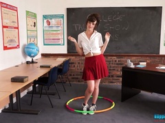 Horny hula hoop basics with really bootyful slut Kate-Anne