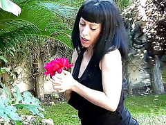 Bryan da Ferro in outdoor sex with big nippled horny widow